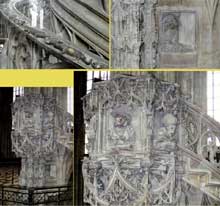 Anton Pilgram (1460-1515) : la chaire de la cathédrale de Vienne. 1510