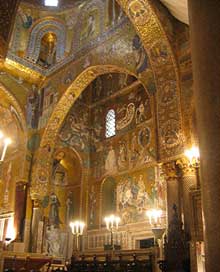 Palerme : chapelle Palatine : mosaïques