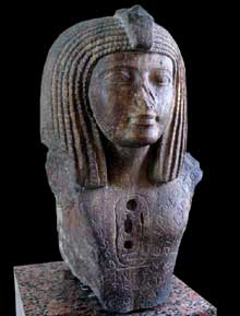 Le pharaon Osorkon I, XXIIè dynastie « Libyenne ». Musée du Louvre. (Histoire de l’Egypte ancienne)