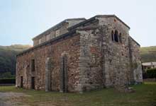 San Pedro de Nora : l’église. Epoque d’Alphonse II. Vue générale