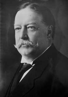 William Howard Taft (1857-1930), président des Etats-Unis de 1909 à 1913