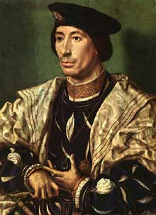 Jan Gossaert dit Mabuse(1478-1536), : Baudouin de Bourgogne. Berlin, Staatliche Museen