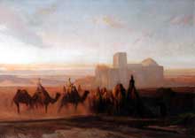 Alexandre Gabriel Decamps : la caravane. Vers 1854. Huile sur toile, 1854. Paris, Musée du Louvre