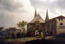 Joseph Swebach-Desfontaines : Pillage d’une église pendant la Révolution. Huile sur toile. Paris, Musée Carnavalet