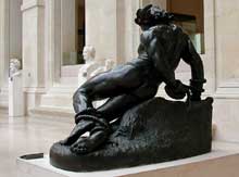 Jehan Duseigneur : Roland furieux. Bronze. Paris, musée du Louvre