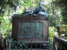 Antoine Etex : Tombeau de Géricault au Cimetière du Père-Lachaise à Paris