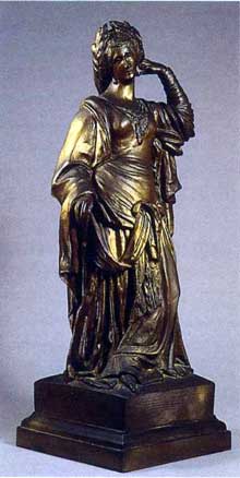 Auguste Préault : Clémence Isaure, 1844-1854. Bronze, 69,5 x 24,9 x 24,9 cm. Paris, Musée du Louvr