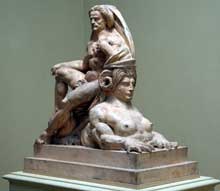 Auguste Préault : Jupiter et le sphinx. 1868-1871. New York, Metropolitan Museum.