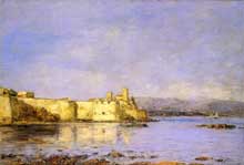 Eugène Boudin : Le Port d’Antibes. 1893. Huile sur toile, 46 cm x 66 cm. Paris, musée d’Orsay