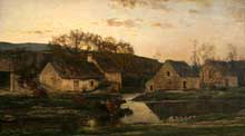 Charles François Daubigny : Moulin. 1857. Huile sur toile. New York, Metropolitan museum