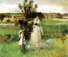 Berthe Morisot : Cache-cache. 1873. Mrs John Hay Collection, New York