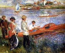 Auguste Renoir : Les Canotiers à Chatou (1879) Washington National Gallery of art
