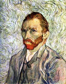 Vincent Van Gogh : autoportrait. Septembre 1889. Huile sur toile, 65 x 54 cm. Paris, musée d’Orsay