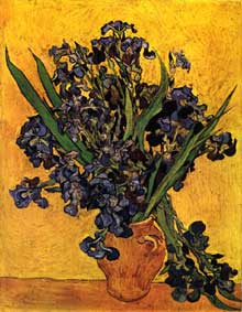Vincent Van Gogh : les iris. Mai 1890. Huile sur toile, 92 x 73,5 cm. Amsterdam, Rijksmuseum Vincent van Gogh