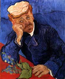 Vincent Van Gogh : portrait du docteur Gachet. Début juin 1890. Huile sur toile, 68 x 57 cm. Paris, musée d’Orsay