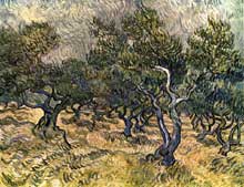 Vincent Van Gogh : les oliviers. Septembre – décembre 1889. Huile sur toile, 72 x 92 cm. Otterlo, Rijksmuseum Kröller-Müller