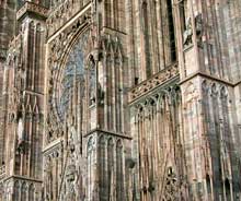 Strasbourg, cathédrale : façade