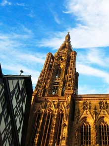 Strasbourg, cathédrale : la flèche