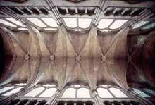 Chartres : cathédrale Notre Dame, voûtes de la nef