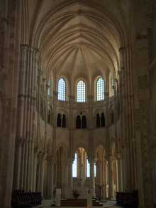 Vezelay, basilique saint Madeleine. Le chœur