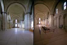 L’abbaye de Fontevrault : la nef de l’abbatiale