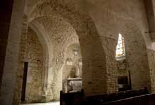 Gigny (Jura) : ancienne église abbatiale saint Taurin. Le chur