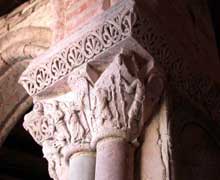 Moissac, abbaye saint Pierre : le cloître, galerie ouest : David et Goliath