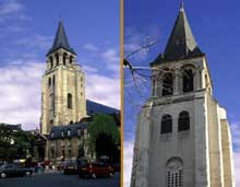 Paris : Saint Germain des Prés : la tour romane