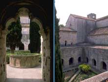 La Roque dâAnthÃ©ron (Bouches du RhÃŽne)Â : abbaye de Silvacane, le cloÃ®tre