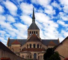 Saint Benoît sur Loire (Loiret) : abbaye saint Fleury. Le chevet