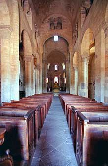 Saint Saturnin (Puy du Dôme) : la nef