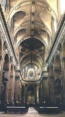 L’église saint Sulpice de Paris. L’intérieur