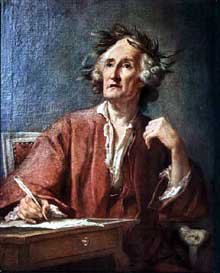 Jean Baptiste Greuze (1725-1805) : portrait de Rameau