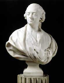 Jean-Jacques Caffieri (1725-1792) : Claude-Adrien Helvétius (1715-1771