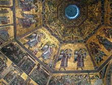 Florence : les mosaïques du Baptistère saint Jean. Vers 12501270