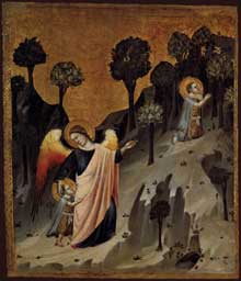 Maître de la vie se Saint Jean Baptiste : Scènes de la vie de Saint Jean Baptiste. Vers 1330-1340. Tempera sur panneau, 49 x 41 cm. Washington, National Gallery of Art