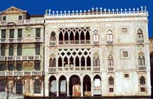 Venise : le palais de la Ca d’Oro. 1421ss. (Histoire de l’art - Quattrocento