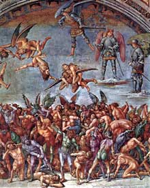 Lapocalypse (détail). 1499-1502. Fresque. Chapelle San Brizio du dôme dOrvieto