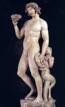 Bacchus. 1497; marbre, 203 cm. Florence, musée national du Bargello