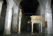 Casauria : abbaye San Clemente, XIIè. La nef de l’abbatiale