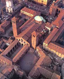 Milan : léglise basilique saint Ambroise