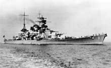Le cuirassé Scharnhorst