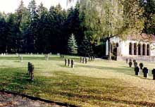 Schörzingen en Bade-Wurtemberg. Vue du mémorial du camp, camp-commando de Natzwiller – Struthof