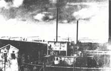 Vue du site de l’usine expérimentale de la DÖLF de Schömberg