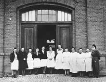 Hadamar: une équipe de soignants, début 1945