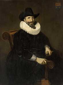 Dirck van Santvoort : Portrait d’Elias van Cuelen. 1643. Huile sur panneau, 119 x 89 cm. Collection privée.