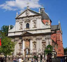 Cracovie : église saint Pierre et Paul