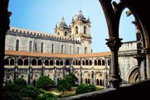 Alcobaça : vue générale du monastère